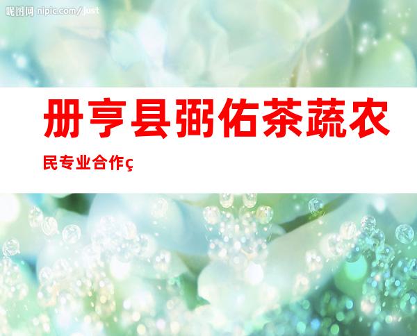 册亨县弼佑茶蔬农民专业合作社