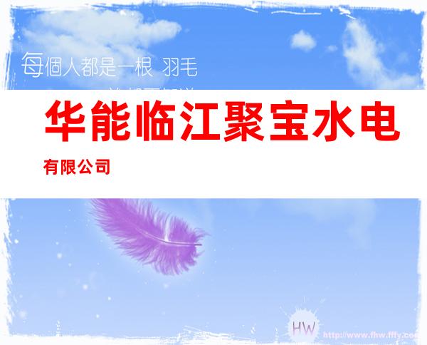 华能临江聚宝水电有限公司