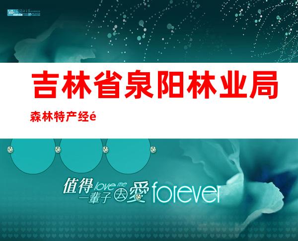 吉林省泉阳林业局森林特产经销处
