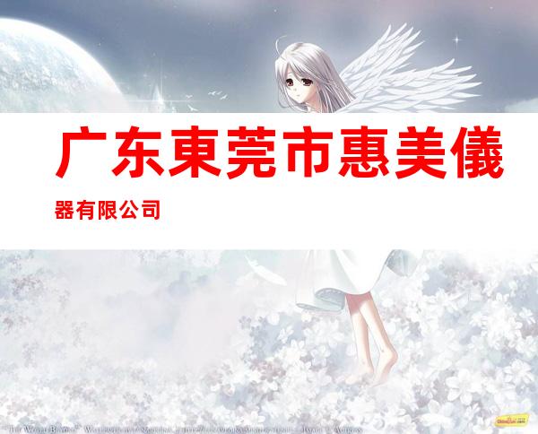 广东東莞市惠美儀器有限公司
