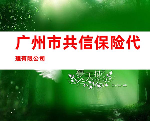 广州市共信保险代理有限公司