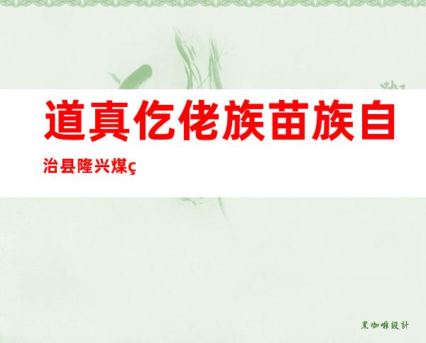 道真仡佬族苗族自治县隆兴煤炭有限责任公司